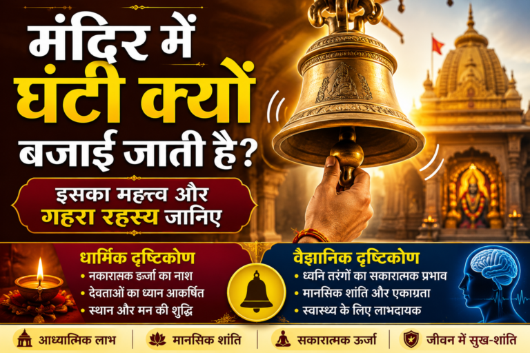 मंदिर में घंटी क्यों बजाई जाती है